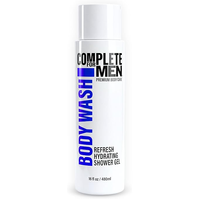 Hydrating Shower Gel for Men: Sulfate-Free Mens Body Wash, Natural Shower Gel - Moisturizing Shower Gel for All Skin Types, Soap & Body Cleansers, Bath Gel for Dry Skin